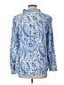 Blue Sol Paisley Blue 3/4 Sleeve Blouse Size L - photo 2