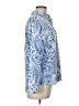 Blue Sol Paisley Blue 3/4 Sleeve Blouse Size L - photo 4