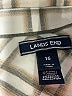 Lands' End 100% Cotton Ivory Long Sleeve Button-Down Shirt Size 16 - photo 7