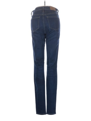 Madewell Taller 9" Mid-Rise Skinny Jeans in Larkspur Wash: TENCEL&trade; Denim Edition (view 2)