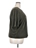 Carole Little Metallic Gray Short Sleeve Top Size 18w - photo 4