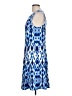 AB Studio Graphic Blue Casual Dress Size L - photo 5