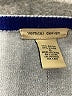 Vertical Design Color Block Gray Pullover Sweater Size M - photo 7