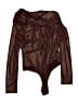 Astr Metallic Brown One Piece Swimsuit Size L - photo 2