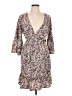 Lovestitch Floral Tan Cocktail Dress Size L - photo 1