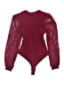 Pinkm Style Burgundy Bodysuit Size L - photo 2