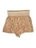 Aqua 100% Rayon Paisley Gold Shorts Size M - photo 2