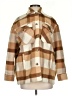 Gianni Bini 100% Polyester Plaid Brown Coat Size XS - photo 1