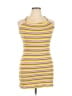 RVCA Stripes Yellow Casual Dress Size XL - photo 1