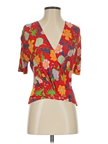 Trafaluc by Zara Short Sleeve Blouse (view 1)