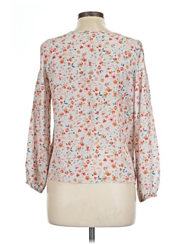 Amanda Uprichard 3/4 Sleeve Silk Top (view 2)