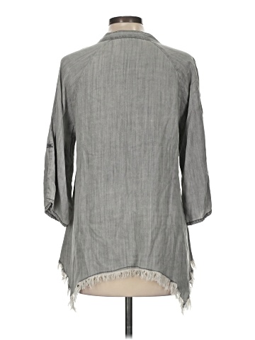 Hester & Orchard 3/4 Sleeve Button-Down Shirt (view 2)
