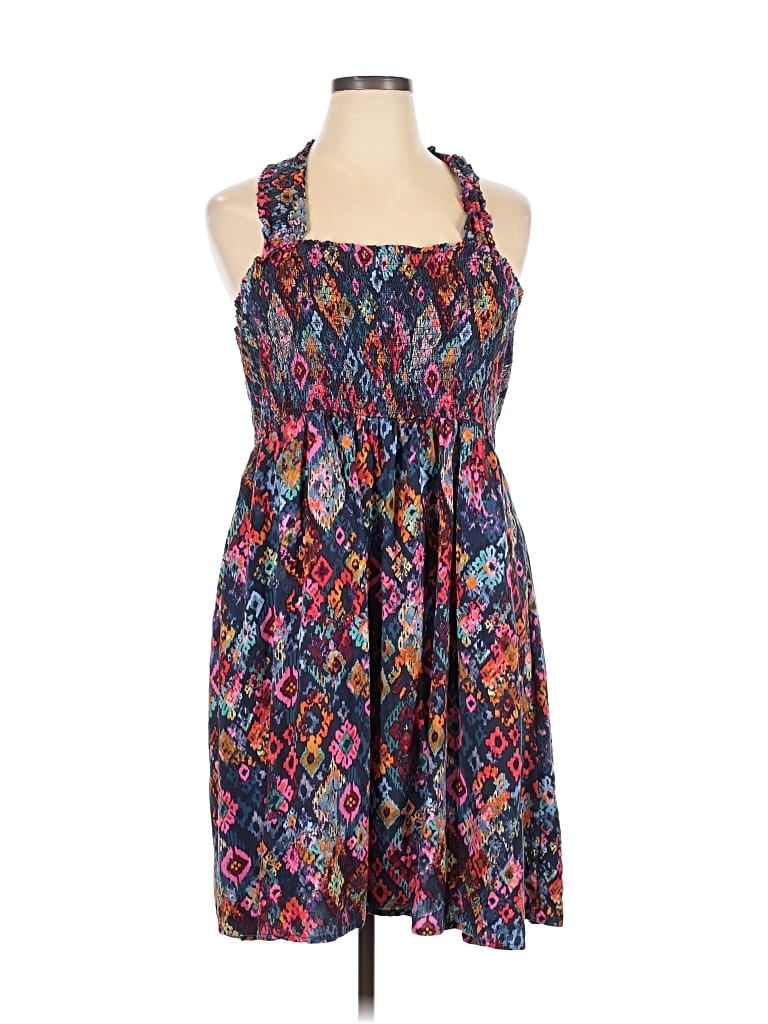 Pre-owned Terra & Sky Casual Dress In Blue