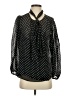 J.Crew 100% Viscose Polka Dots Black Long Sleeve Blouse Size XS - photo 1