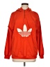 Adidas 100% Polyester Orange Pullover Hoodie Size M - photo 1