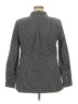 Talbots Houndstooth Black Long Sleeve Blouse Size 18 - photo 2