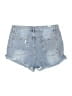 Almost Famous Blue Denim Shorts Size 13 - photo 2