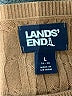 Lands' End 100% Cotton Brown Sweater Vest Size L - photo 7