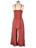 Anrabess Solid Brown Red Jumpsuit Size M - photo 2