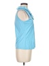 J. McLaughlin Blue Sleeveless Blouse Size M - photo 4