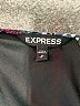 Express 100% Polyester Floral Black Casual Dress Size M - photo 7