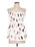 Shein 100% Polyester White Sleeveless Blouse Size L - photo 1