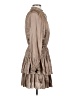 Reset 100% Polyester Tan Casual Dress Size S - photo 4