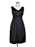 George Solid Black Cocktail Dress Size 6 - photo 1
