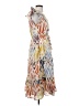 Point Sur Print Ivory Cocktail Dress Size 4 - photo 4