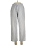 Unbranded 100% Polyester Stripes Silver Casual Pants Size L - photo 1