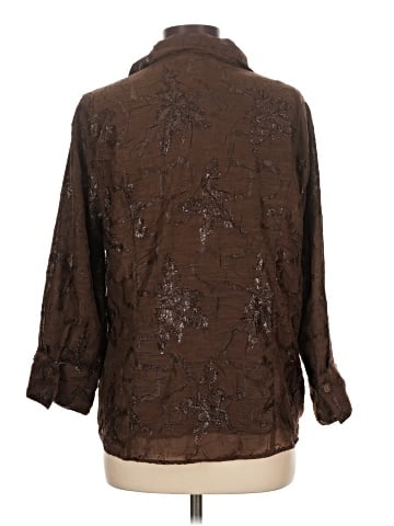 Coldwater Creek 3/4 Sleeve Button-Down Shirt (view 2)