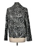 Kim Rogers Animal Print Silver Blazer Size M - photo 2