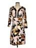 Pappagallo Print Tan Casual Dress Size 4 - photo 1