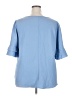 Unbranded Blue Short Sleeve Blouse Size 3X (estimated) - photo 2