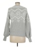 Francesca's Chevron-herringbone Gray Pullover Sweater Size M - photo 2