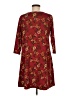 Nine Britton Paisley Burgundy Casual Dress Size M - photo 2