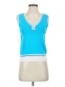 Due Per Due Blue Sleeveless Top Size S - photo 1