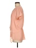 a.n.a. A New Approach 100% Polyester Orange Short Sleeve Blouse Size M - photo 5