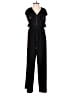 Emma & Michele Solid Black Jumpsuit Size S - photo 1