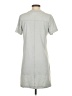 7 Diamonds Solid Gray Casual Dress Size S - photo 2