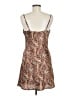 Hollister 100% Polyester Paisley Brown Cocktail Dress Size S - photo 2
