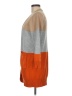 Shein Color Block Orange Cardigan Size M - photo 5