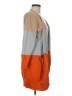 Shein Color Block Orange Cardigan Size M - photo 4