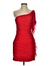 Jay Godfrey 100% Polyester Red Cocktail Dress Size 2 - photo 1