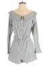 Saks Fifth Avenue 100% Polyester Stripes Gray Romper Size S - photo 1