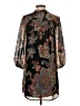 Collective Concepts 100% Polyester Paisley Black Casual Dress Size XS - photo 2