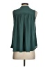 Lucky Brand 100% Polyester Teal Sleeveless Blouse Size XS - photo 2