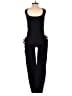 Shein Solid Black Jumpsuit Size 8 - 10 - photo 2