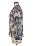Unbranded Paisley Silver Long Sleeve Blouse Size 6 - photo 5