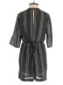 LUCCA 100% Rayon Stripes Gray Black Romper Size XS - photo 2